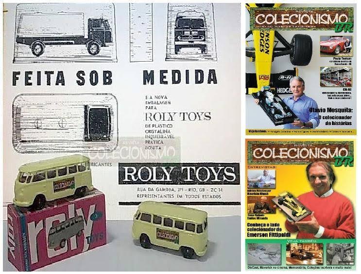 REVISTA COLECIONISMO BR ROLY TOYS 1/64 KOMBI COMEMORATIVA